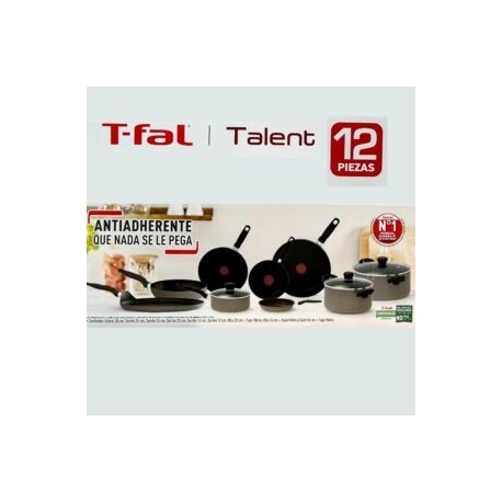 BATERIA 12 PZS T-FAL 5819700 TALENT