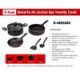 BATERIA DECOCINA  6 PZ FAMILY COOK T-FAL B-480S684